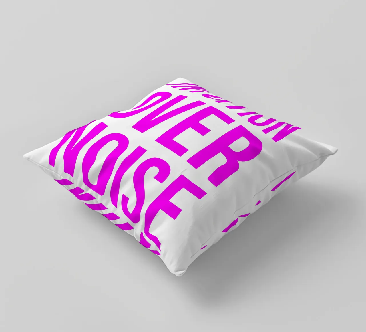 OVER Series- bold letters, brave values (5 colors) cuscino da OVER SERIES