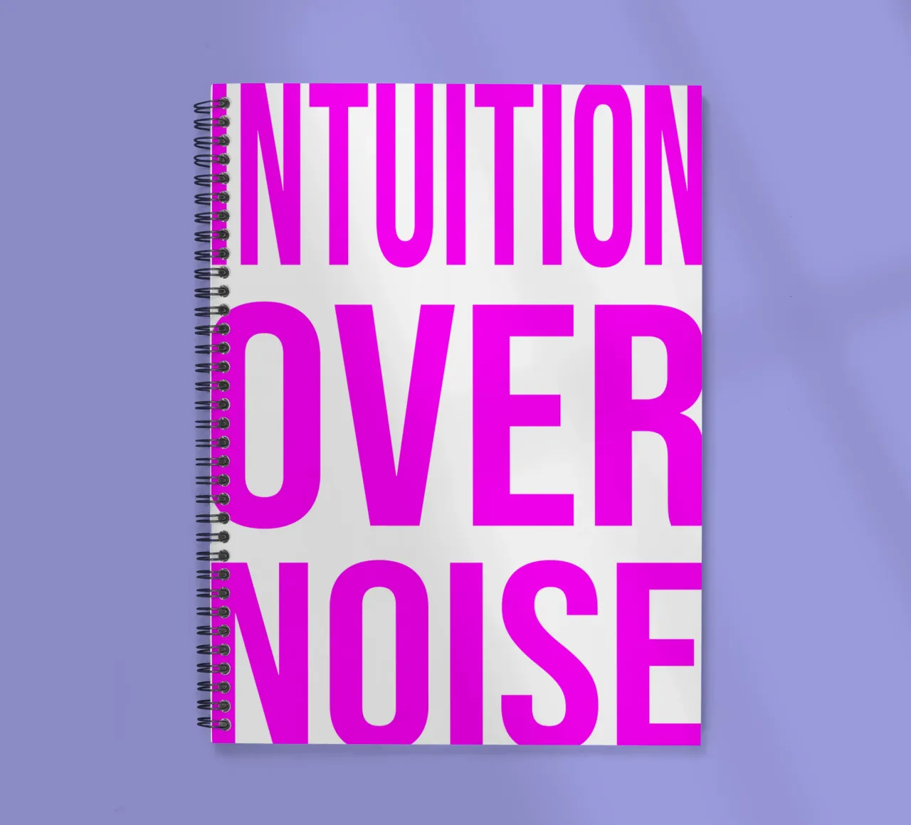 OVER Series- intuition over noise (5 colors) diario ad anelli da OVER SERIES