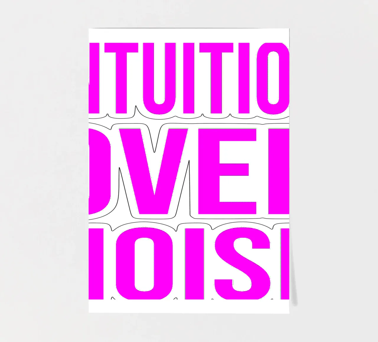 OVER Series- intuition over noise (5 colors) foglio adesivo da OVER SERIES