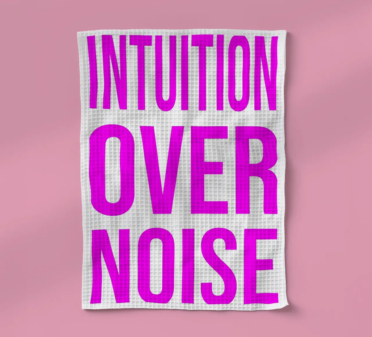 OVER Series- bold letters, brave values (5 colors) canovaccio da cucina da OVER SERIES