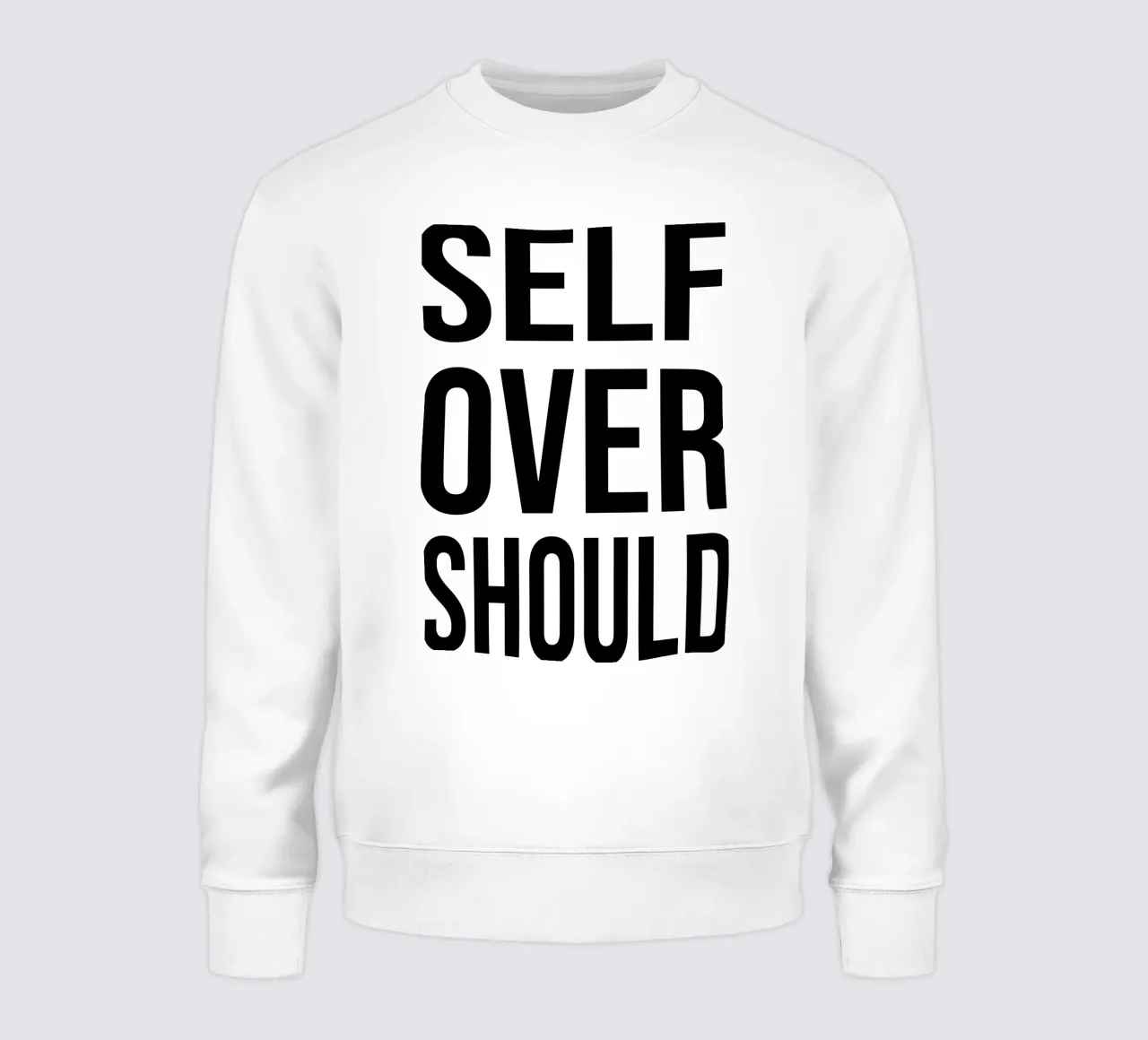 OVER Series- bold letters, brave values (5 colors) felpa da OVER SERIES