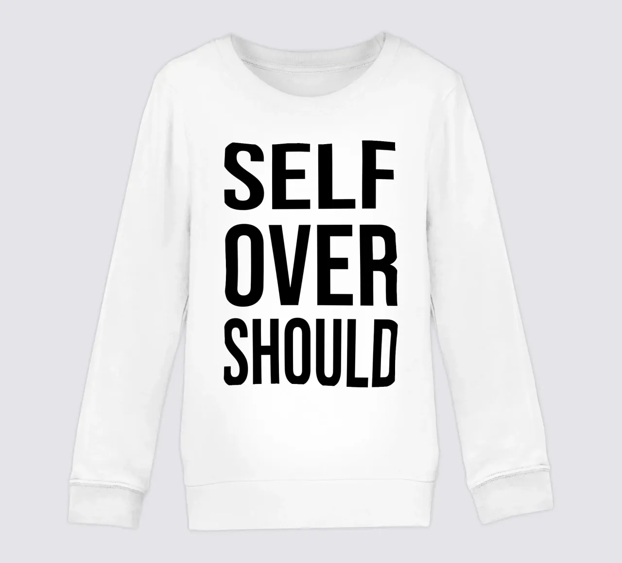 OVER Series- bold letters, brave values (5 colors) felpa bambino da OVER SERIES