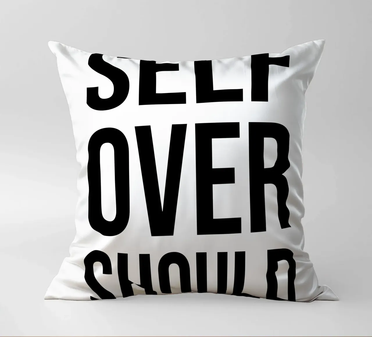 OVER Series- bold letters, brave values (5 colors) cuscino da OVER SERIES