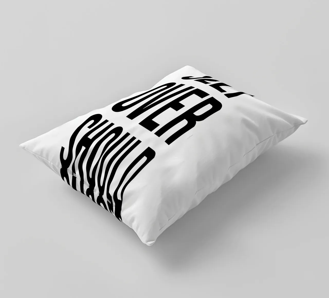 OVER Series- bold letters, brave values (5 colors) cuscino da OVER SERIES