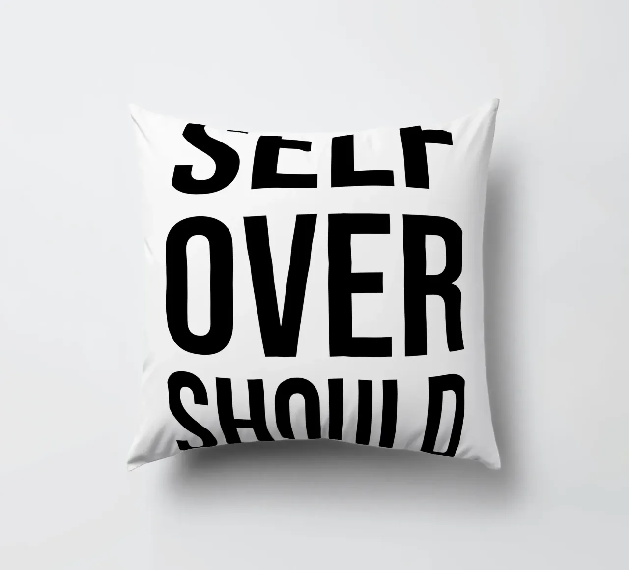 OVER Series- bold letters, brave values (5 colors) cuscino da OVER SERIES