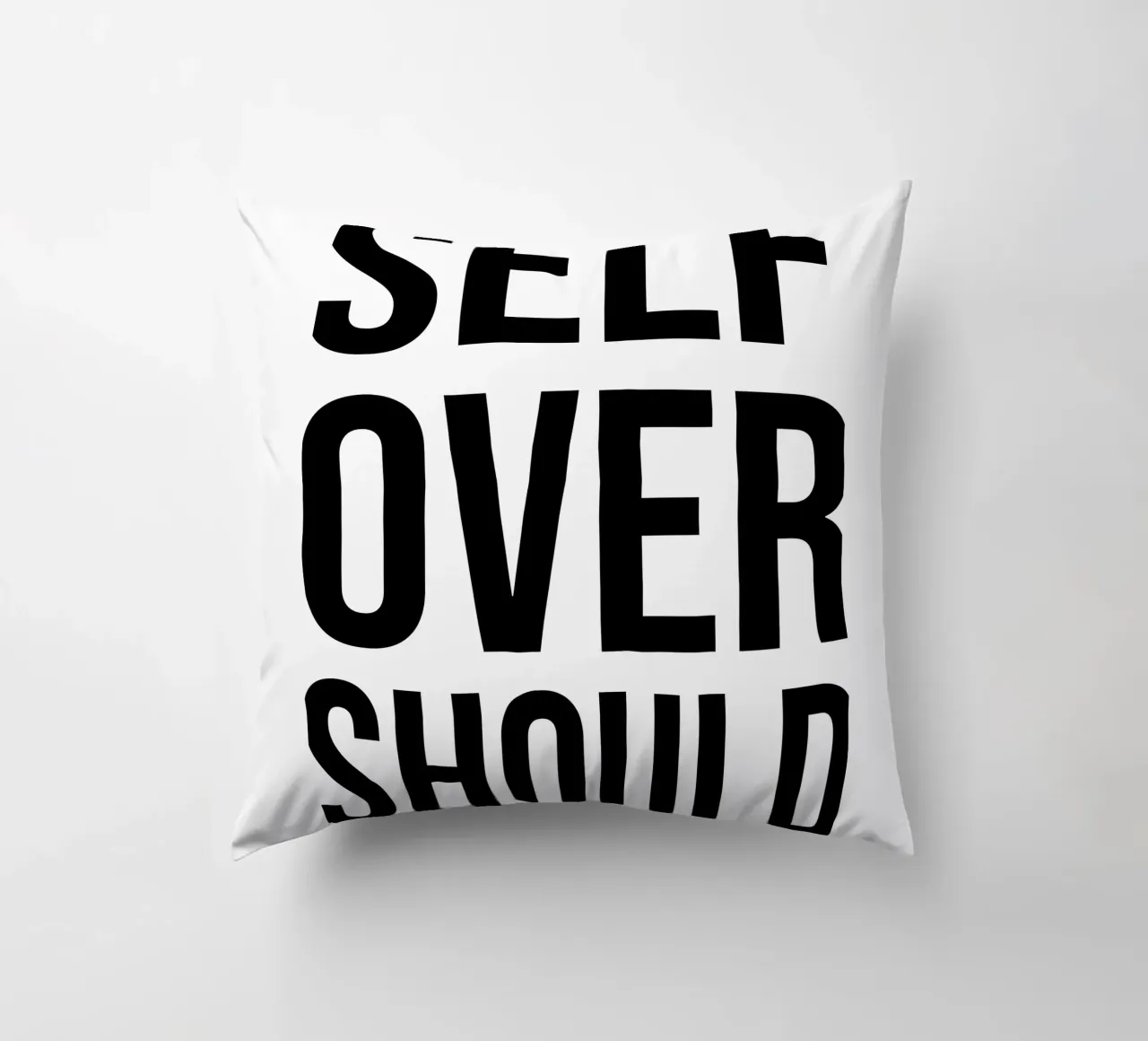 OVER Series- bold letters, brave values (5 colors) cuscino da OVER SERIES