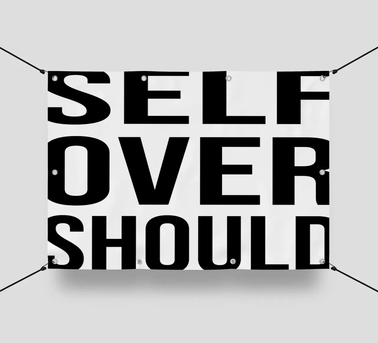 OVER Series- bold letters, brave values (5 colors) telo in pvc da OVER SERIES