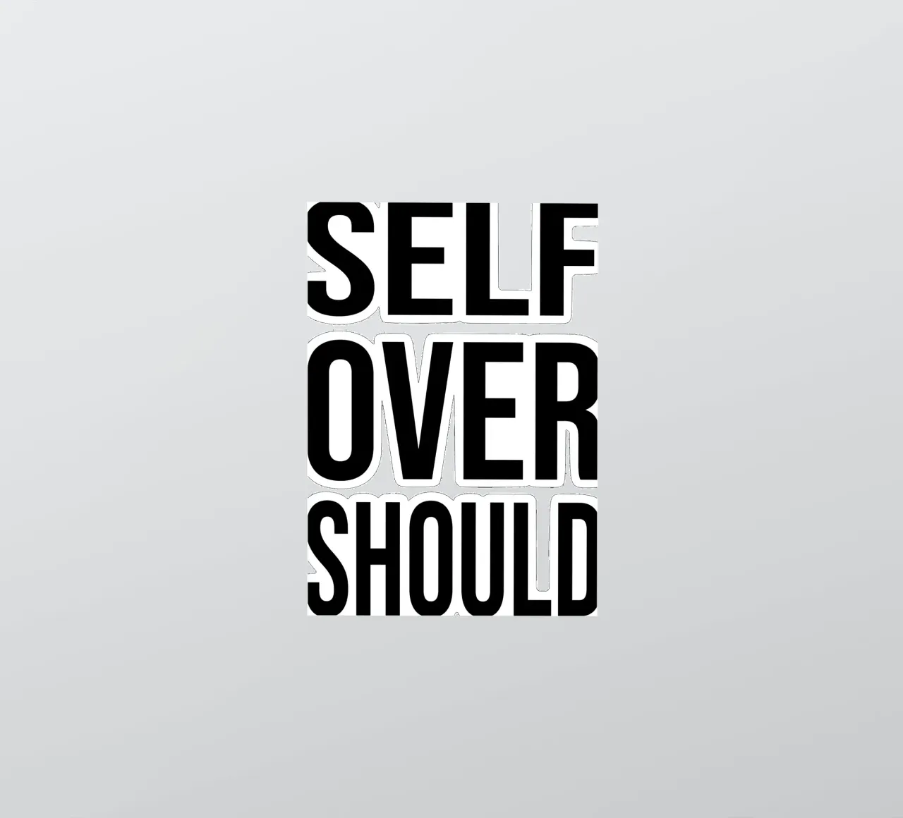 OVER Series- bold letters, brave values (5 colors) adesivo da OVER SERIES