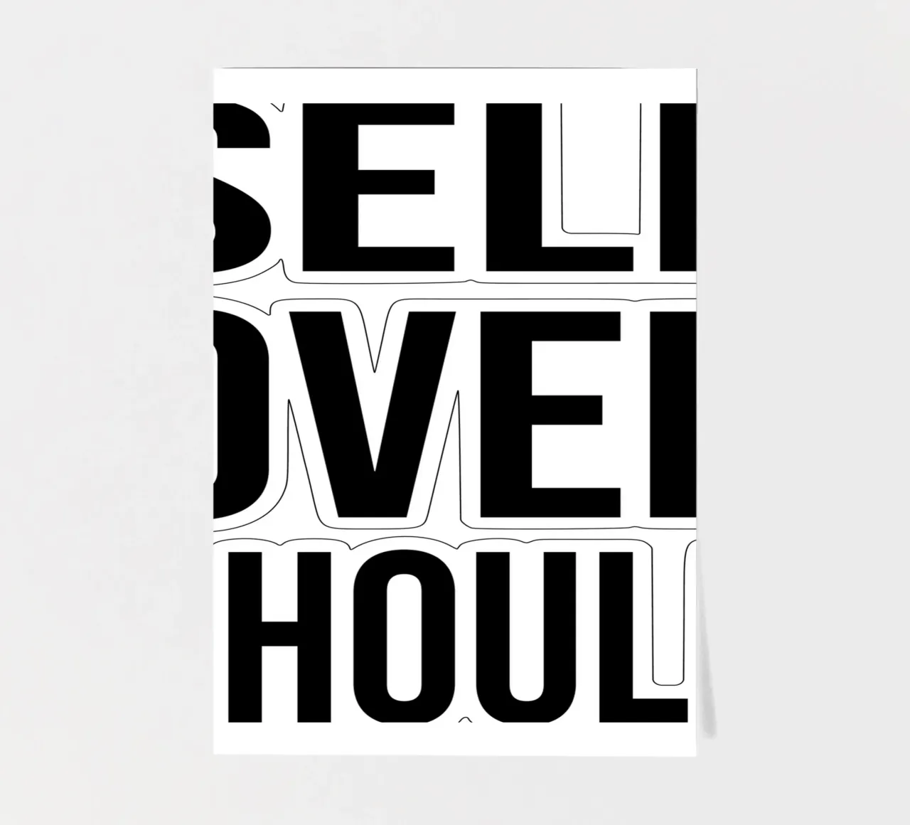 OVER Series- self over should (5 colors) foglio adesivo da OVER SERIES