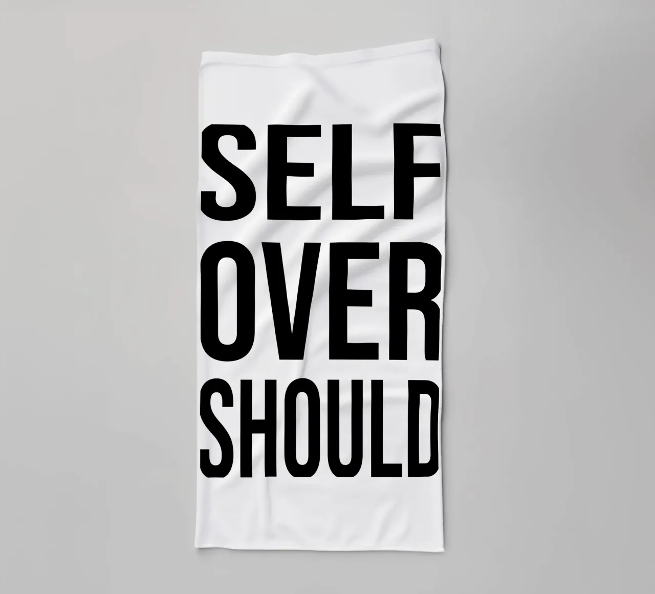 OVER Series- bold letters, brave values (5 colors) asciugamano da bagno da OVER SERIES