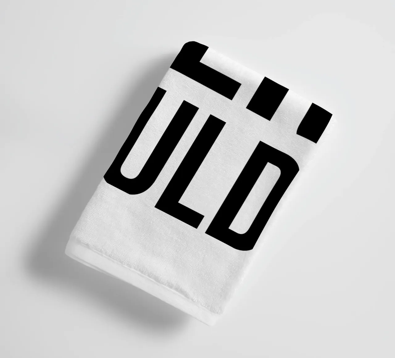 OVER Series- bold letters, brave values (5 colors) asciugamano da bagno da OVER SERIES