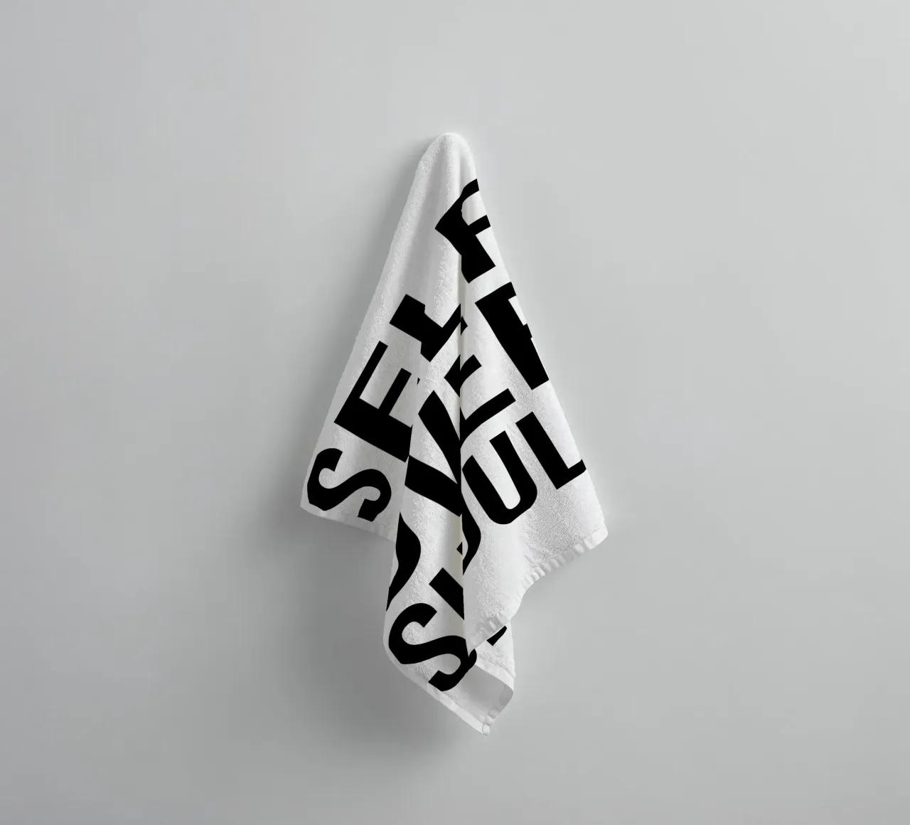 OVER Series- bold letters, brave values (5 colors) asciugamano da bagno da OVER SERIES