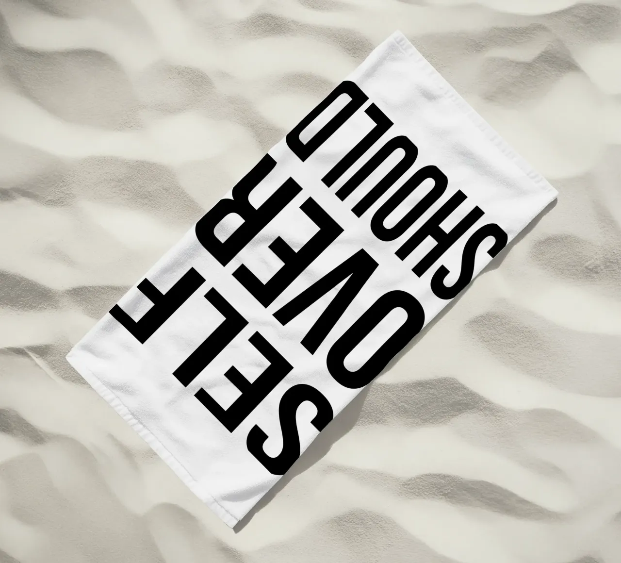 OVER Series- bold letters, brave values (5 colors) telo mare da OVER SERIES