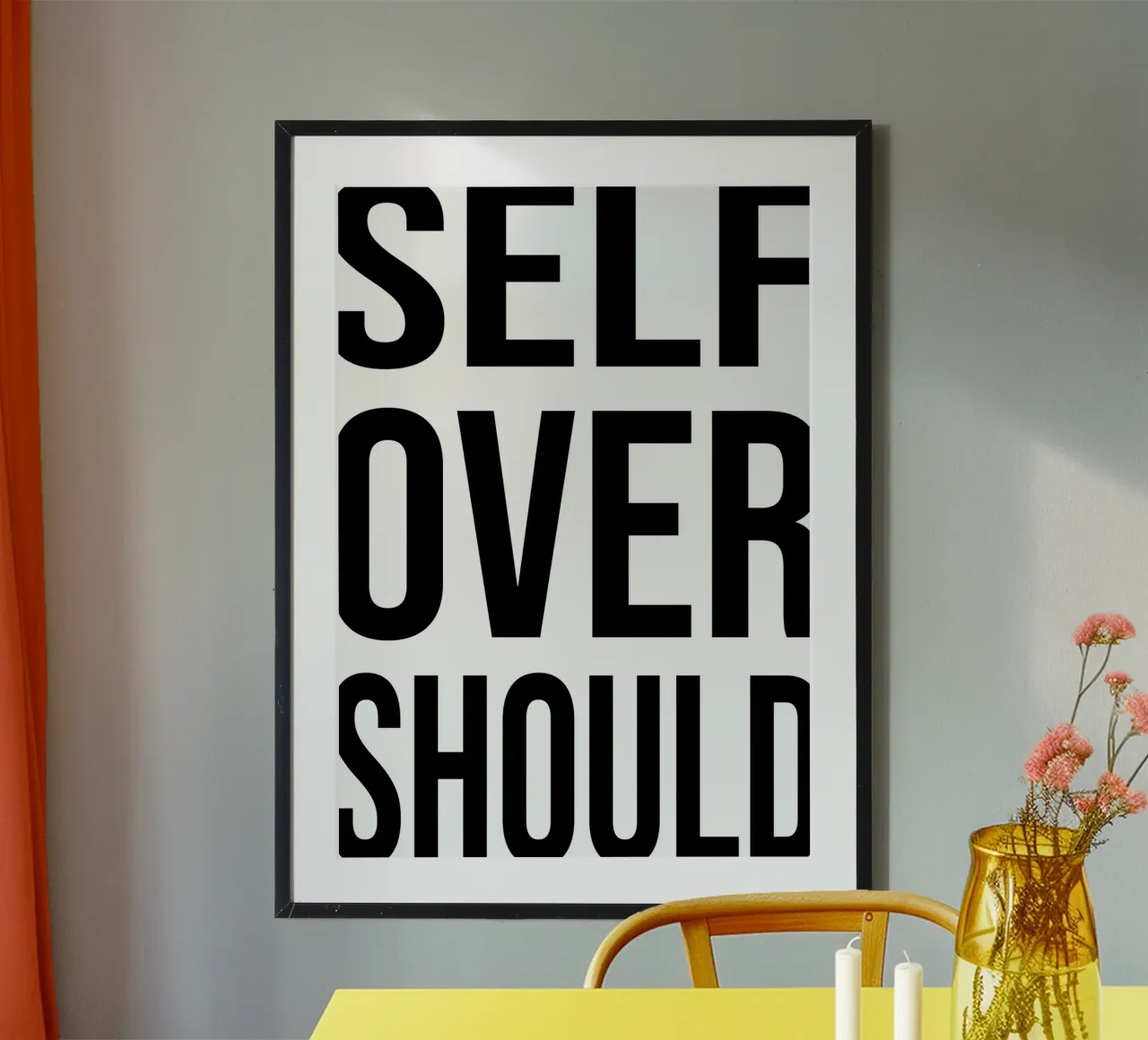 OVER Series- bold letters, brave values (5 colors) poster da OVER SERIES