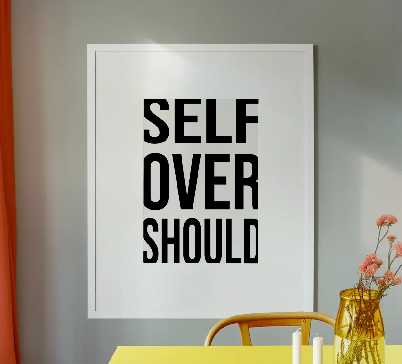 OVER Series- bold letters, brave values (5 colors) poster da OVER SERIES