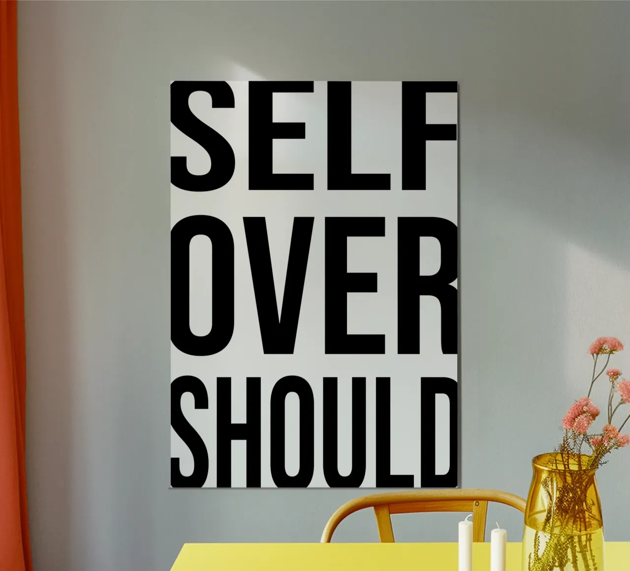 OVER Series- bold letters, brave values (5 colors) poster da OVER SERIES
