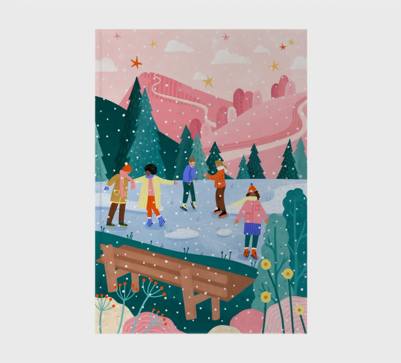 Over the Rooftops notebook by Bea Mueller