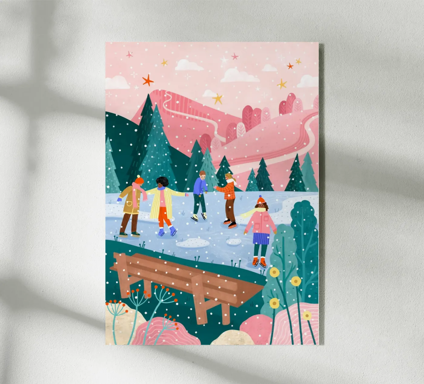 Over the Rooftops Acryl-Glas von Bea Mueller