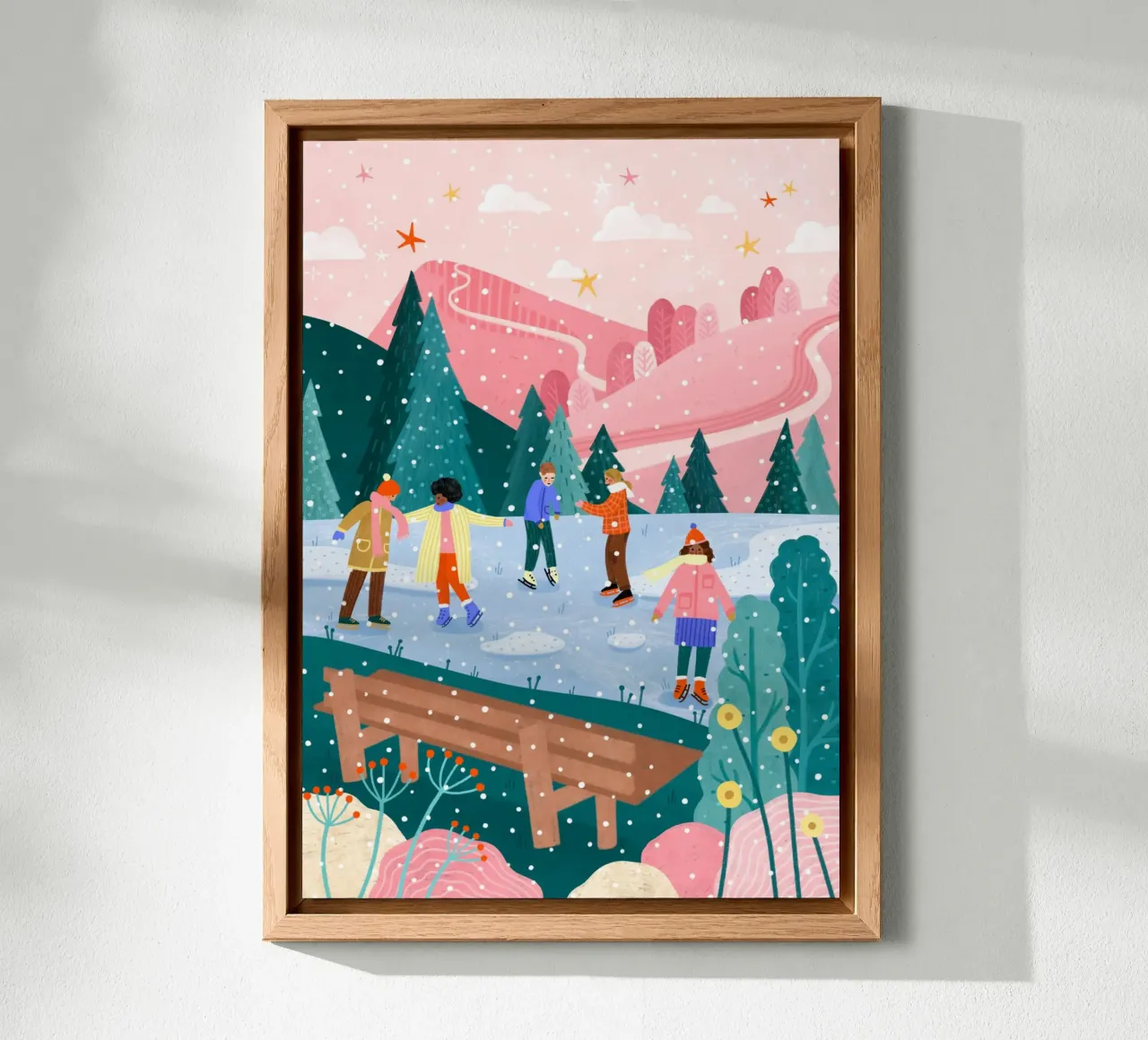 Over the Rooftops alluminio dibond da Bea Mueller