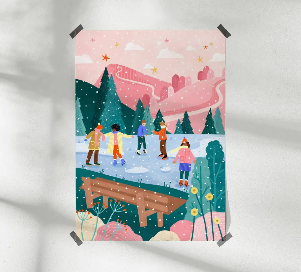 Over the Rooftops poster da Bea Mueller