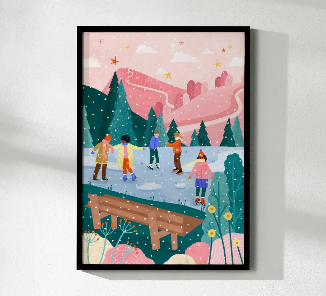 Over the Rooftops poster da Bea Mueller