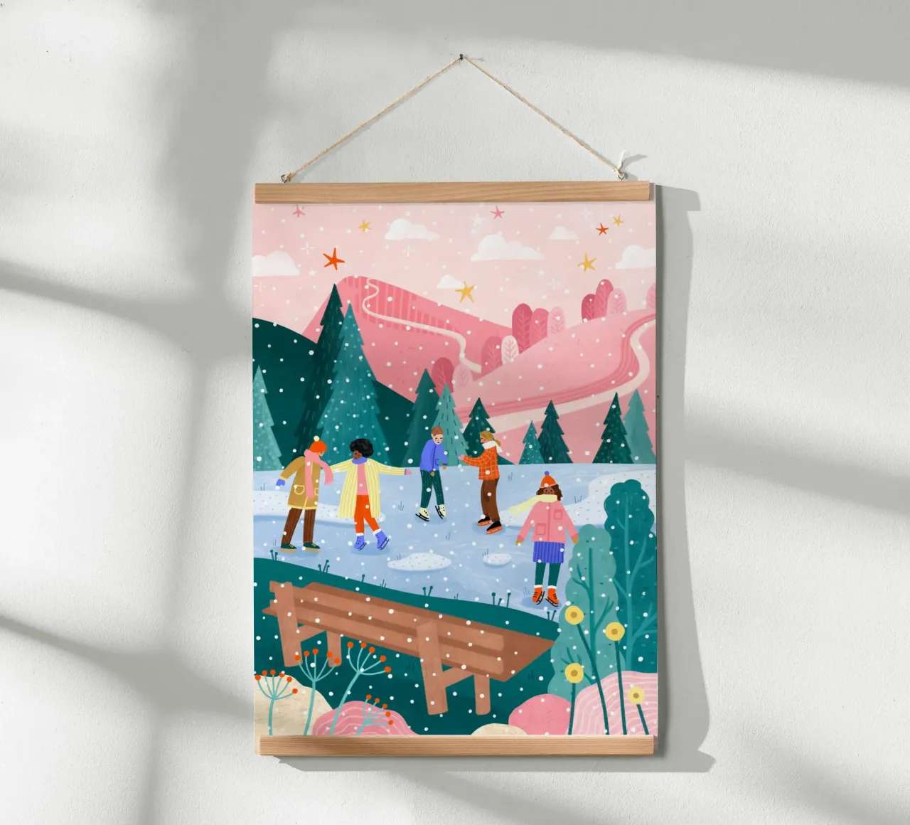 Over the Rooftops poster da Bea Mueller