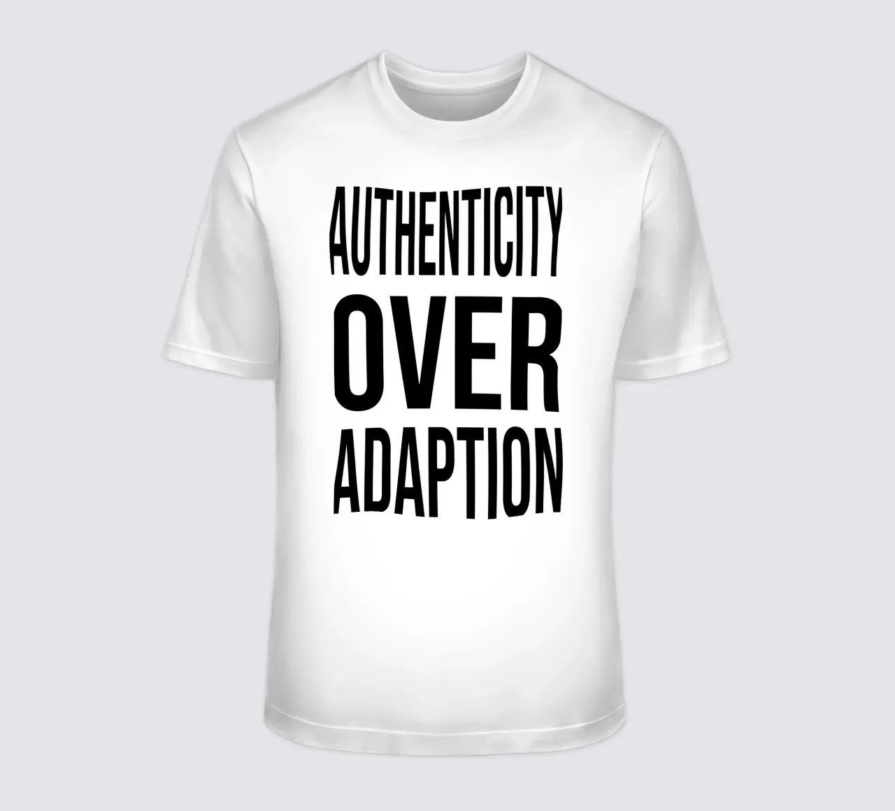 OVER Series- bold letters, brave values (5 colors) t-shirt da OVER SERIES