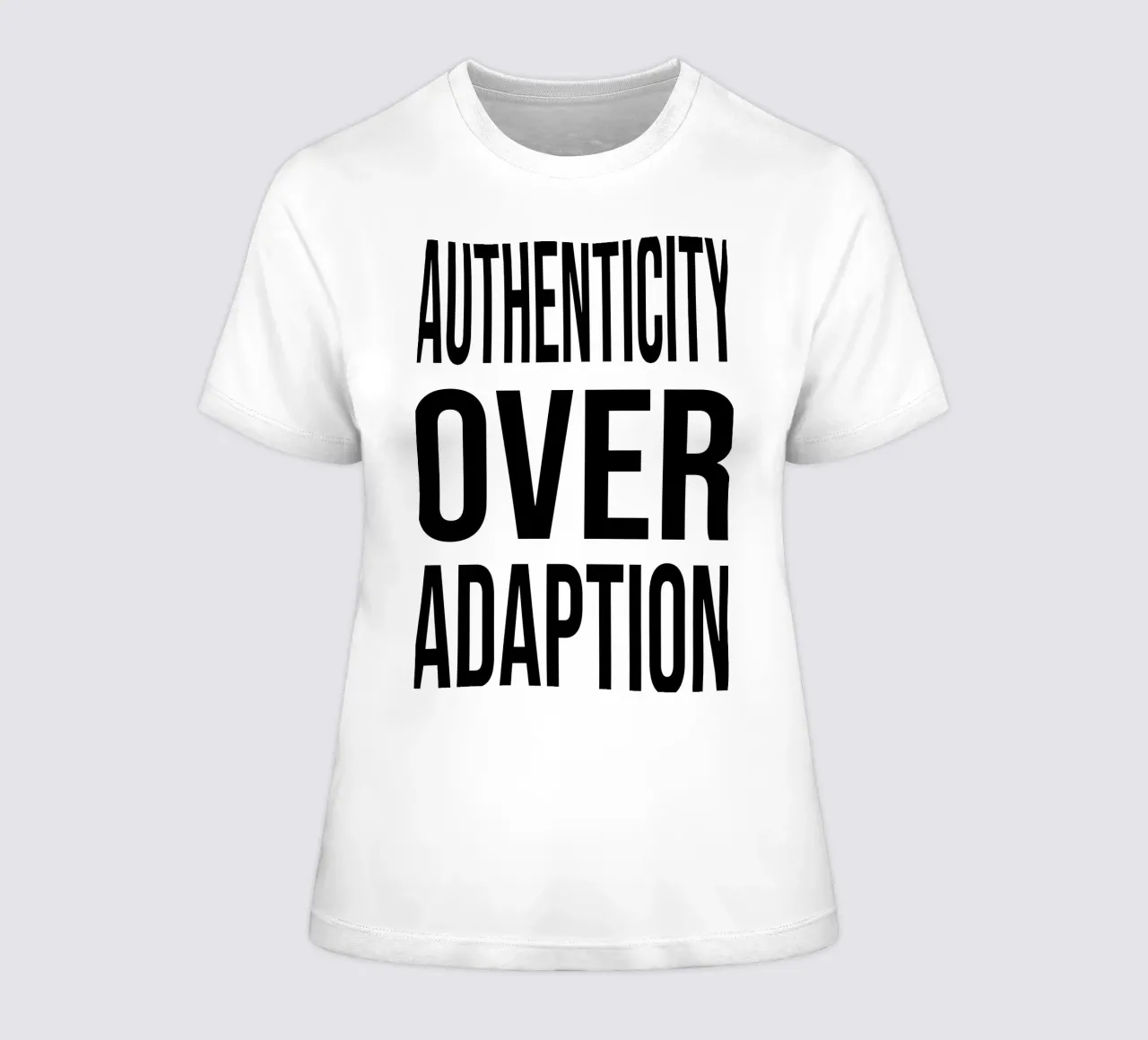 OVER Series- authenticity over adaption (5 colors) t-shirt da donna da OVER SERIES