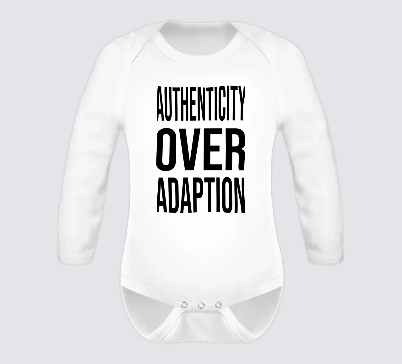 OVER Series- authenticity over adaption (5 colors) body neonato maniche lunghe da OVER SERIES
