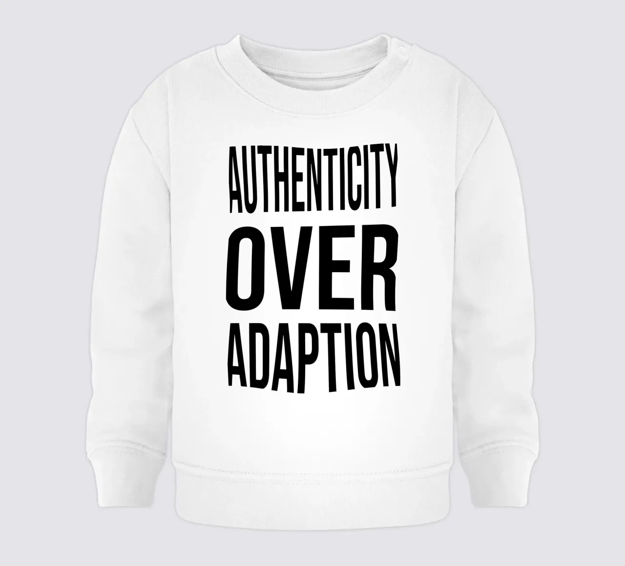 OVER Series- bold letters, brave values (5 colors) felpa neonato da OVER SERIES