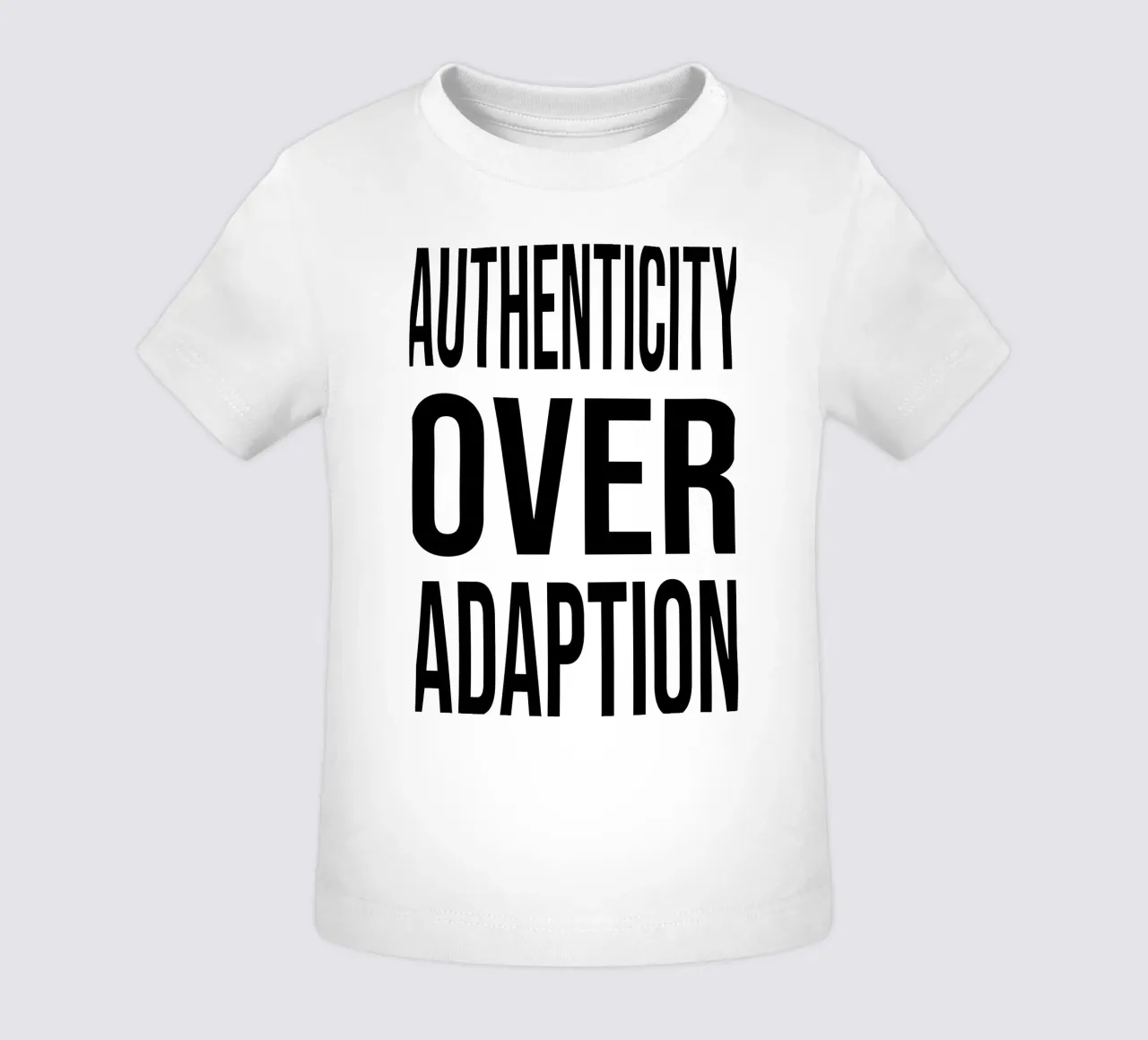 OVER Series- bold letters, brave values (5 colors) maglietta neonato da OVER SERIES
