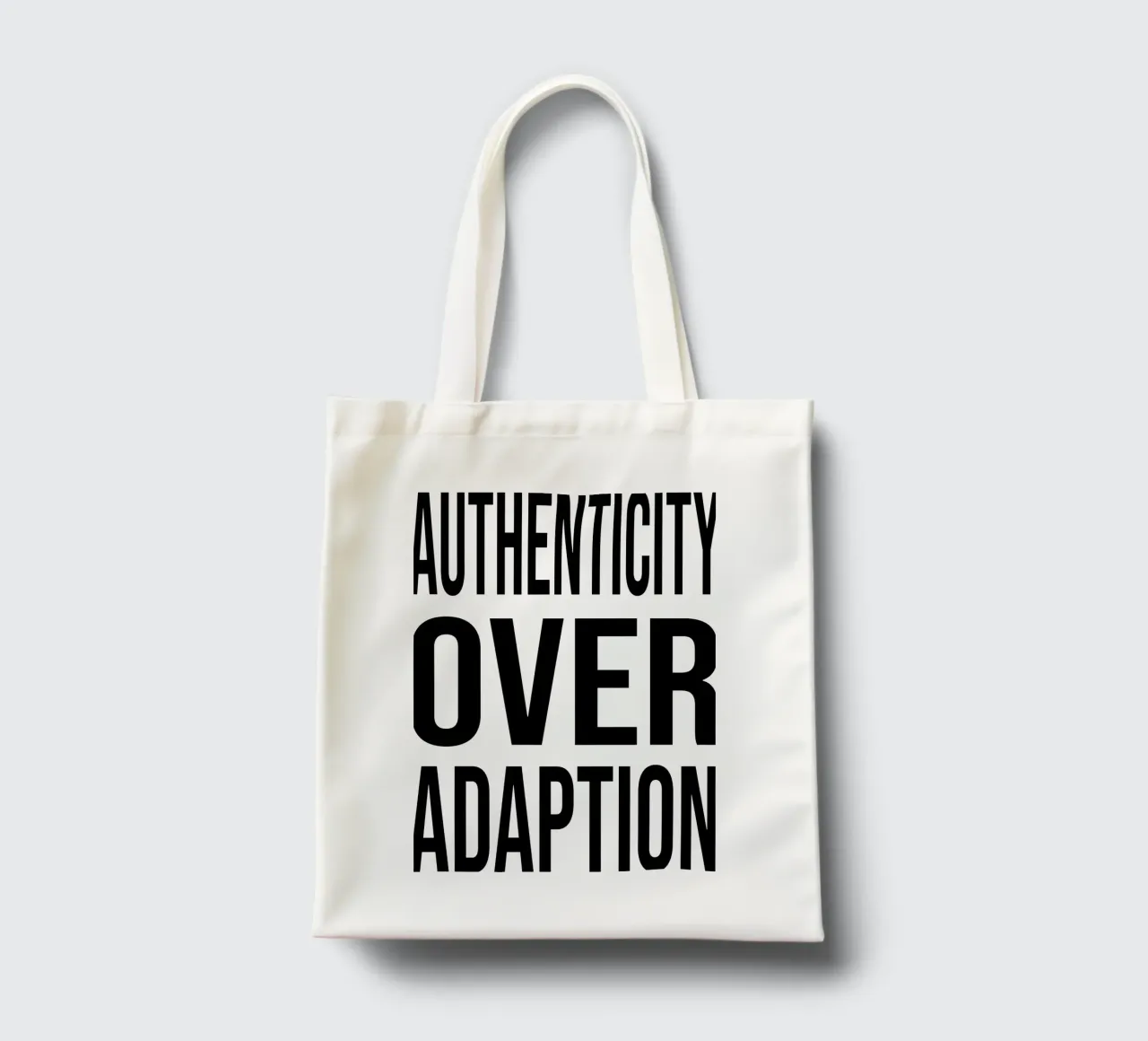 OVER Series- bold letters, brave values (5 colors) borsa in juta da OVER SERIES