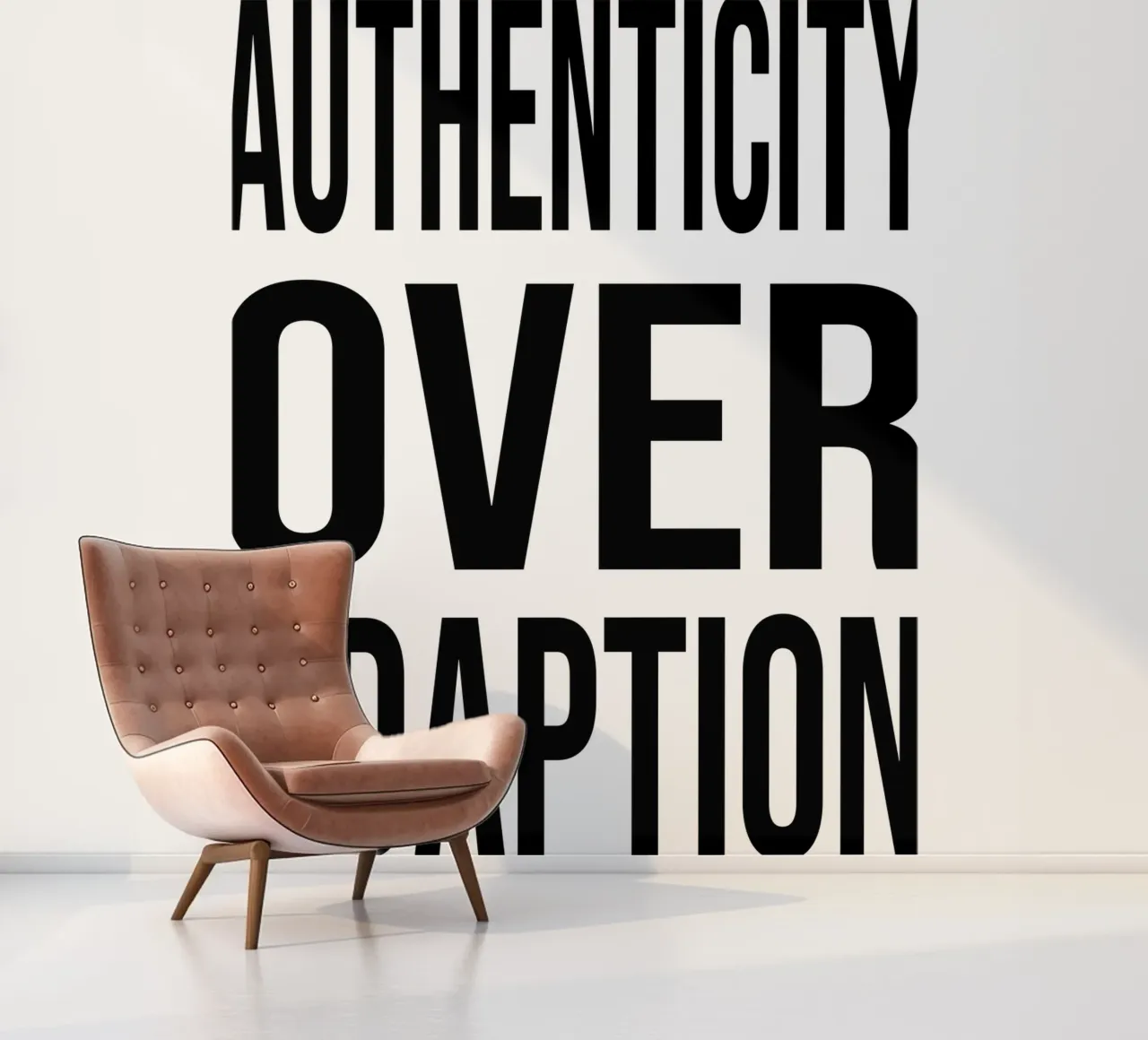 OVER Series- authenticity over adaption (5 colors) papel para pared de OVER SERIES