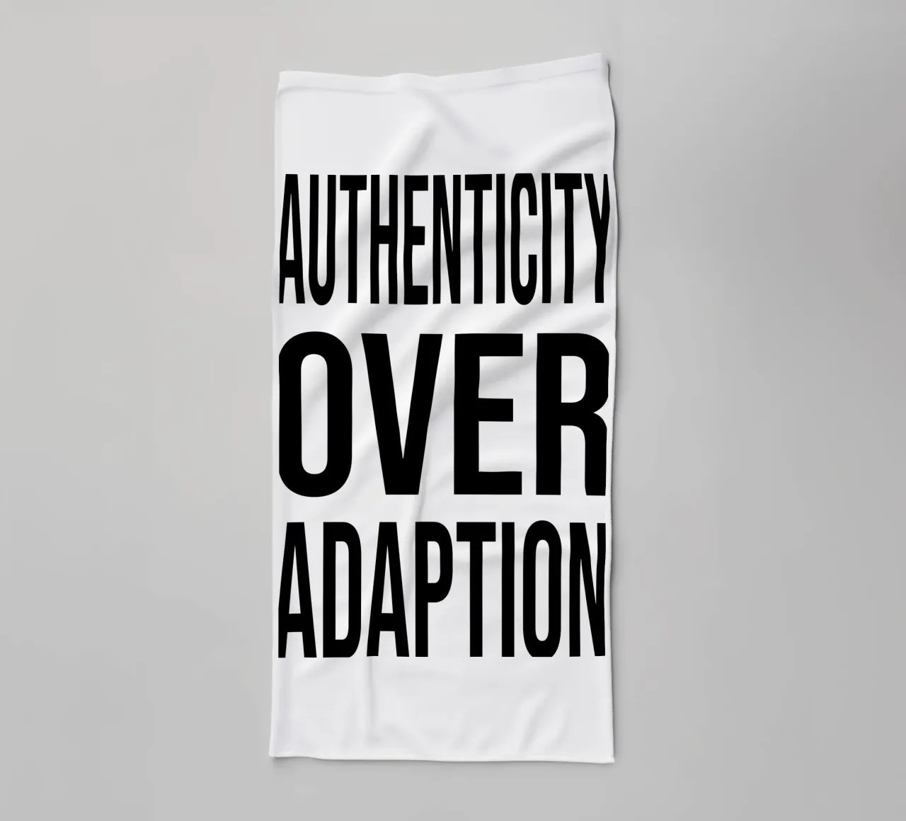 OVER Series- bold letters, brave values (5 colors) asciugamano da bagno da OVER SERIES
