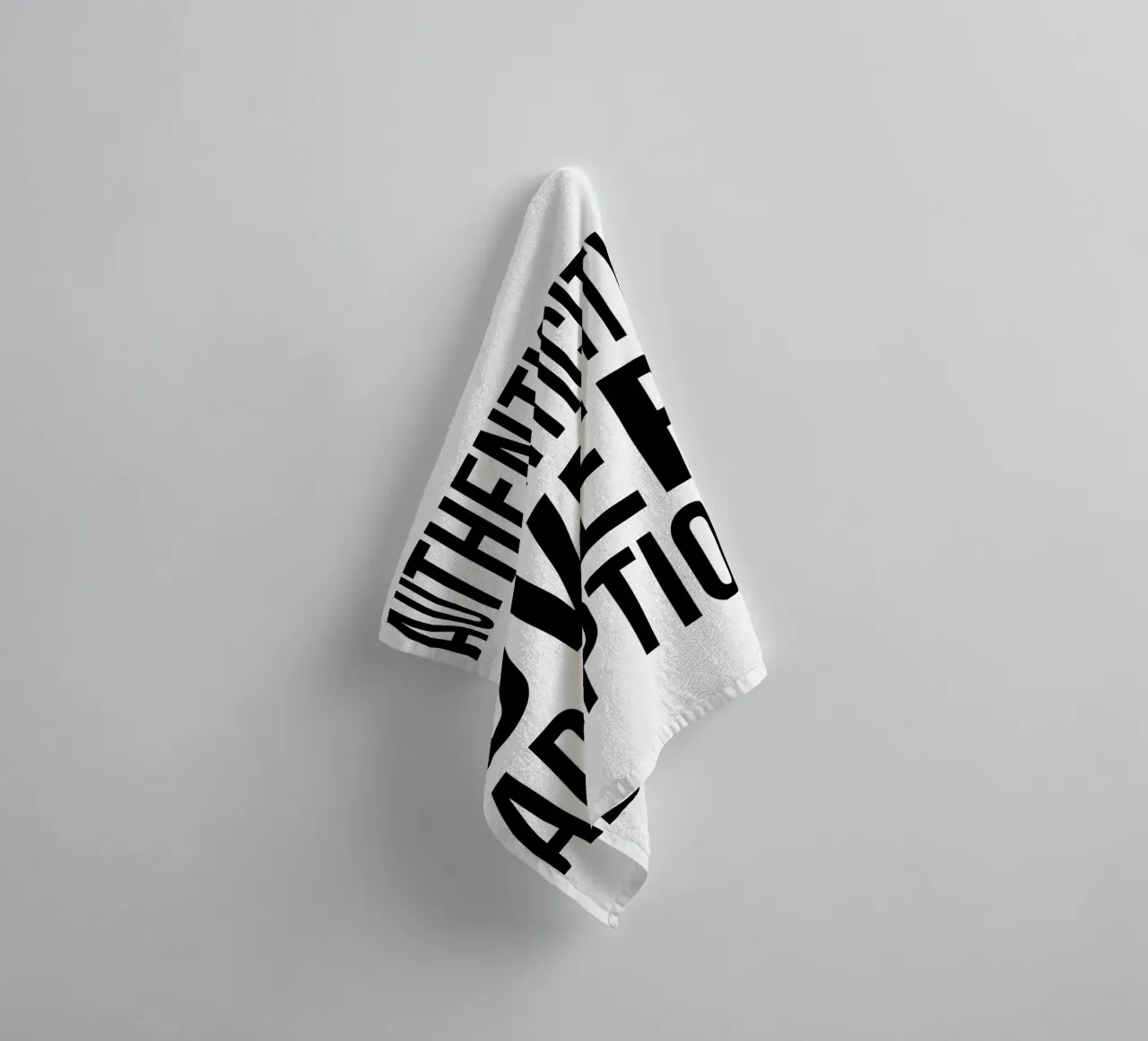 OVER Series- bold letters, brave values (5 colors) asciugamano da bagno da OVER SERIES