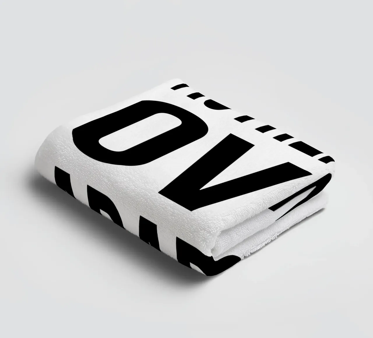 OVER Series- bold letters, brave values (5 colors) asciugamano da bagno da OVER SERIES
