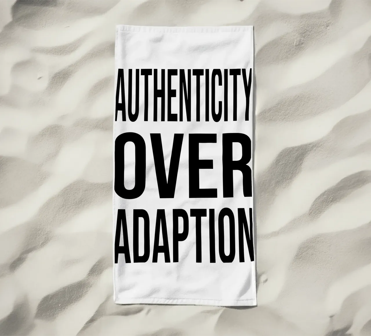OVER Series- bold letters, brave values (5 colors) telo mare da OVER SERIES