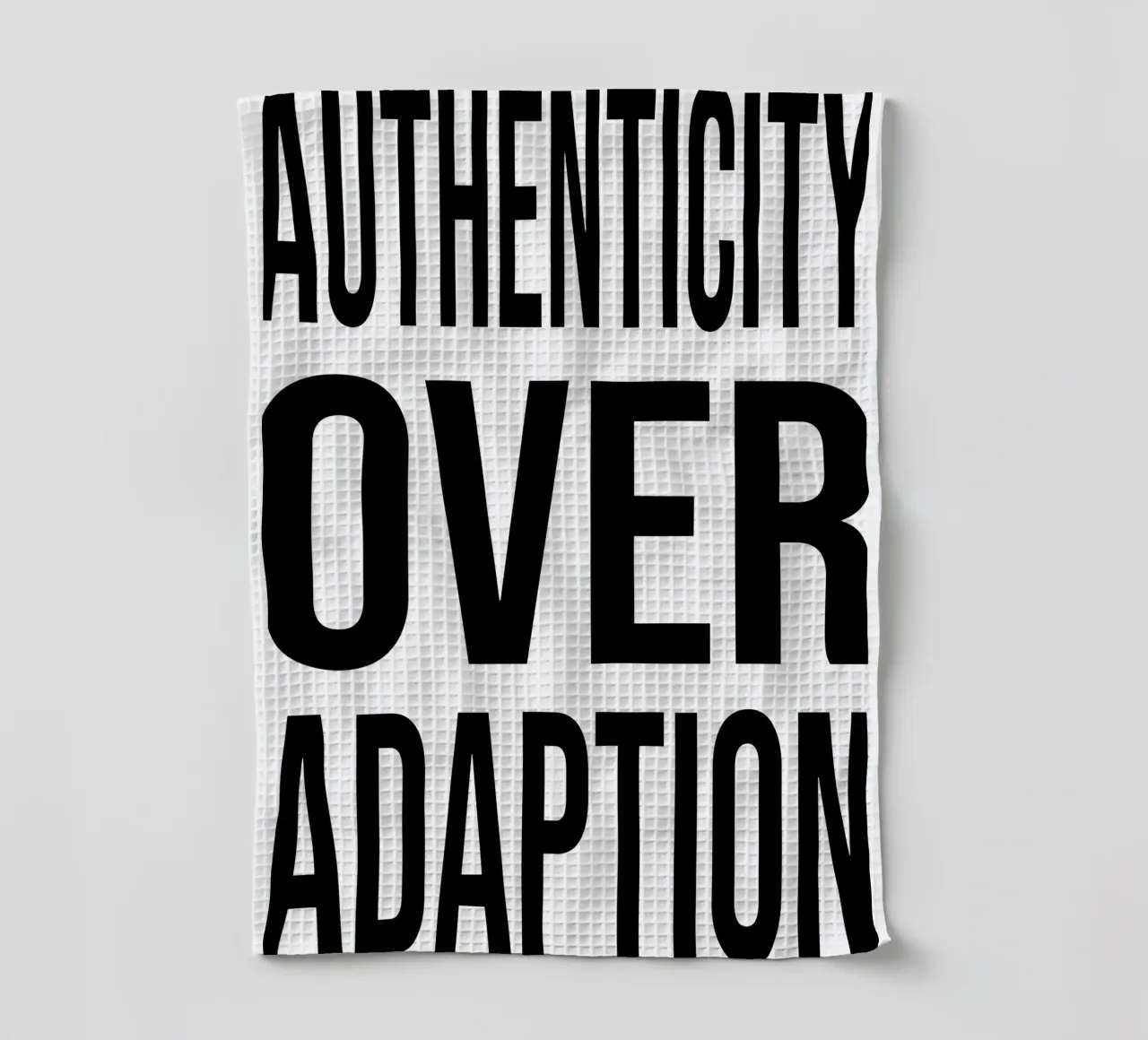 OVER Series- bold letters, brave values (5 colors) canovaccio da cucina da OVER SERIES
