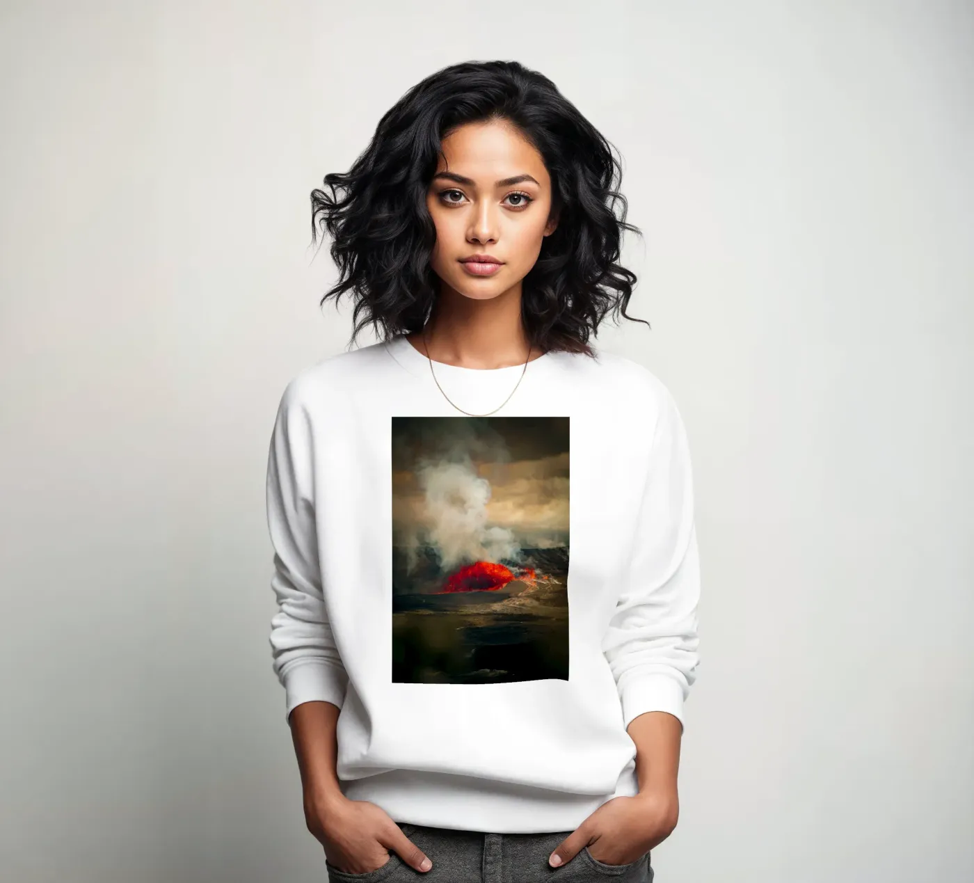 volcano felpa da Earthly Visions