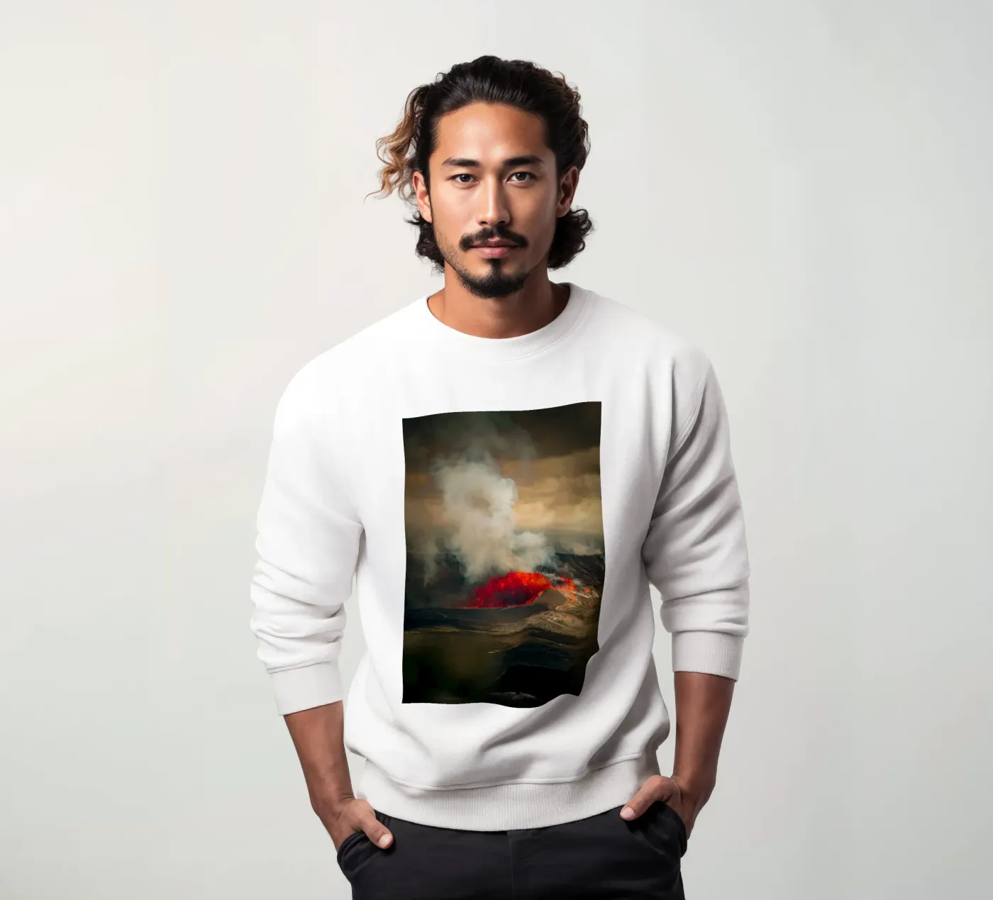 volcano felpa da Earthly Visions