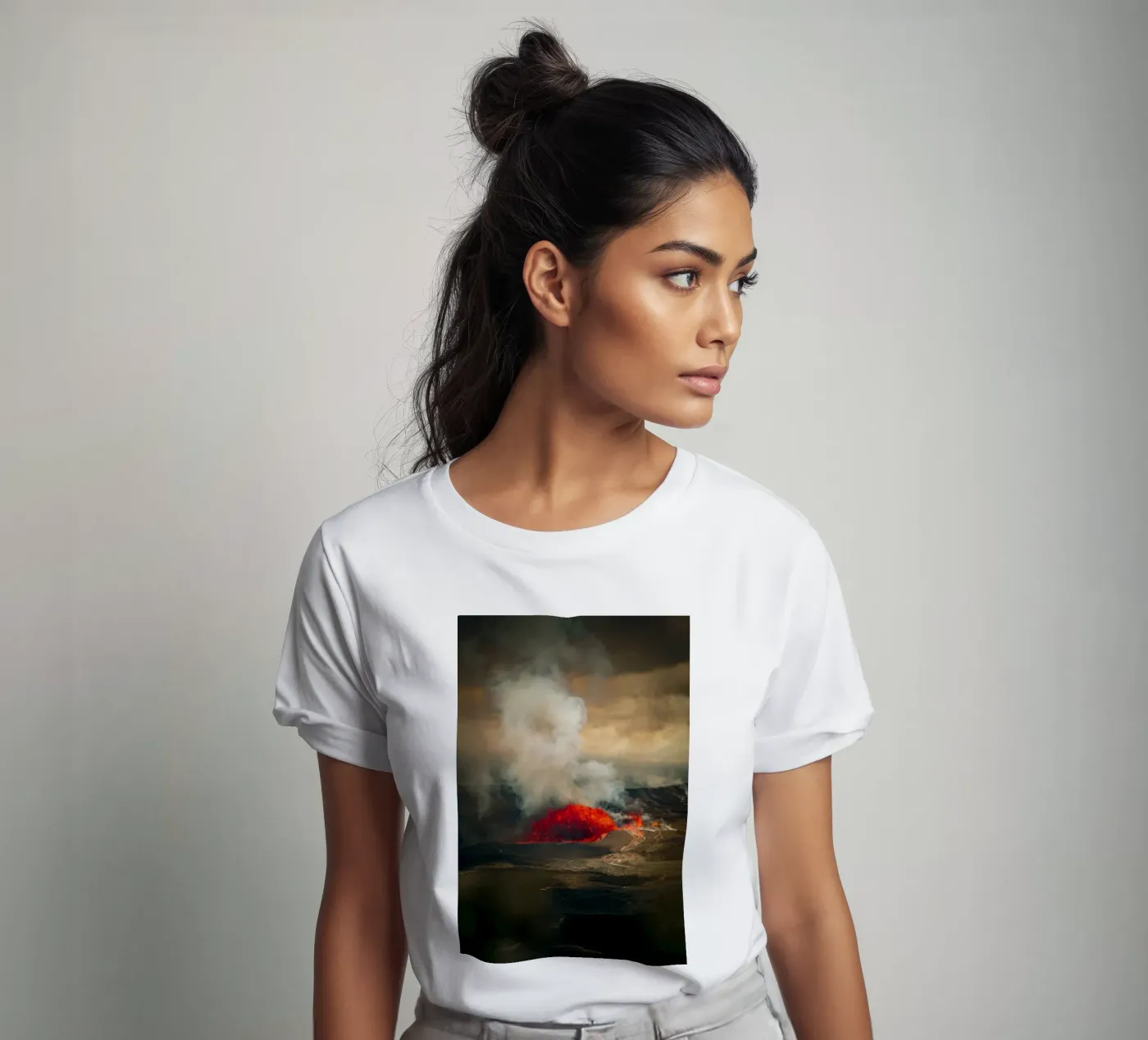 vulcano t-shirt da Earthly Visions