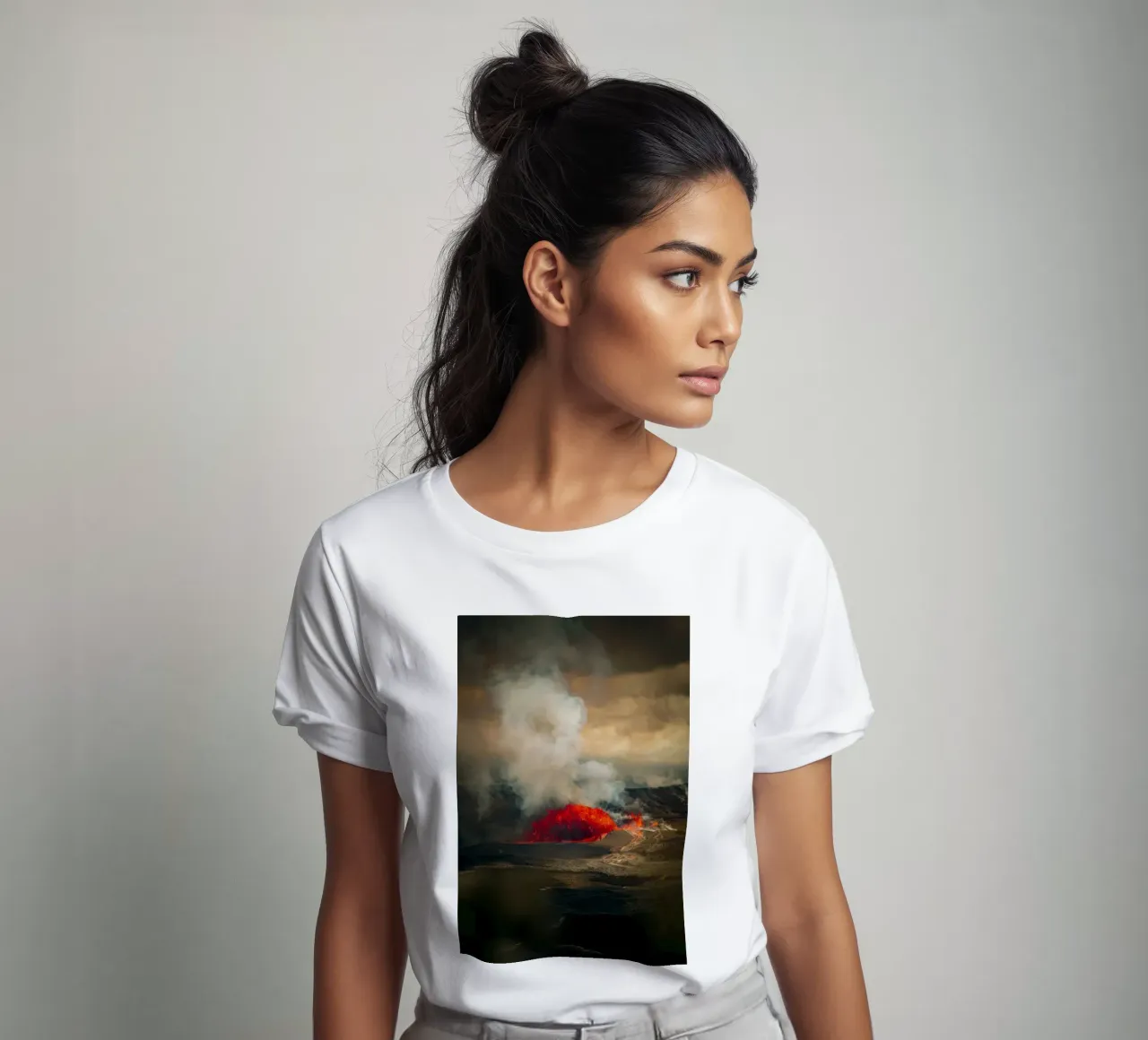 vulcano t-shirt da Earthly Visions