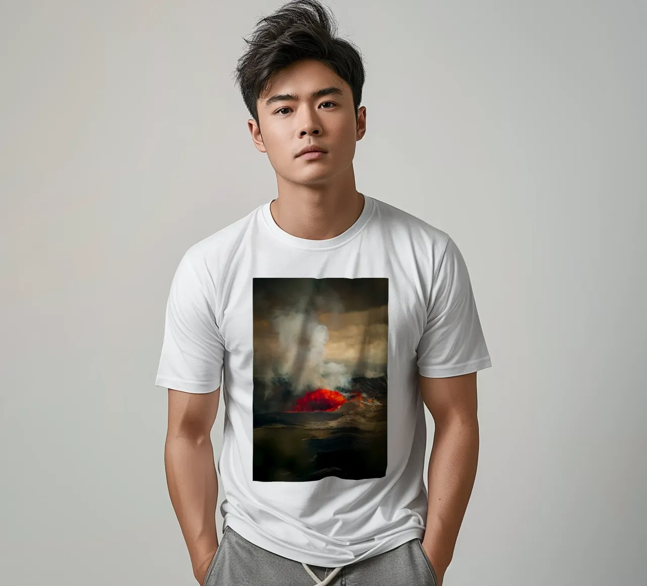 vulcano t-shirt da Earthly Visions