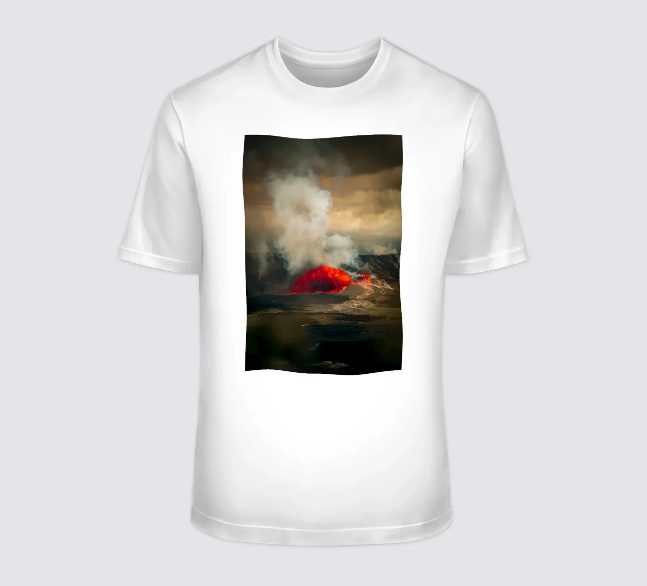 vulcano t-shirt da Earthly Visions