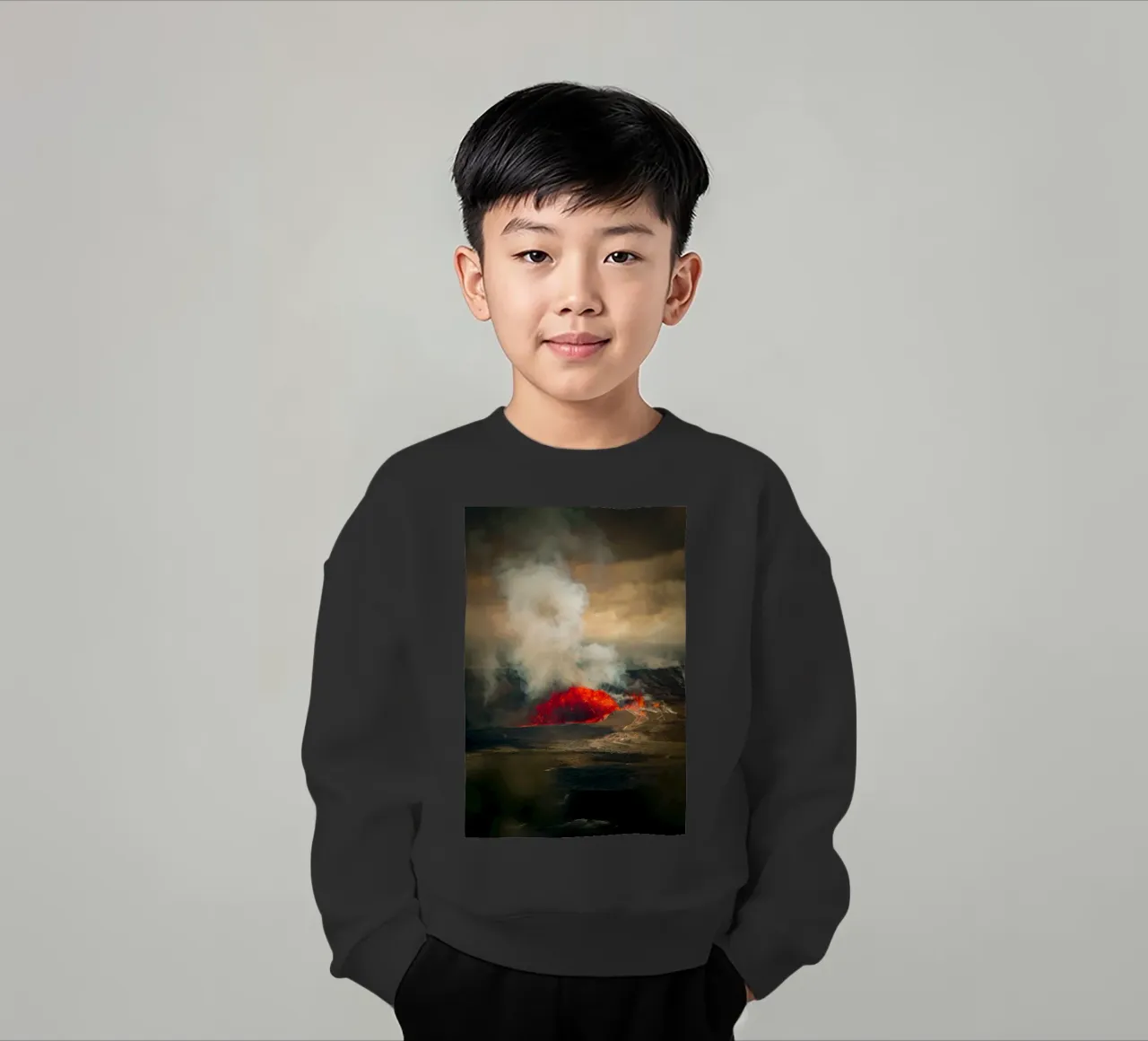 vulcano felpa bambino da Earthly Visions