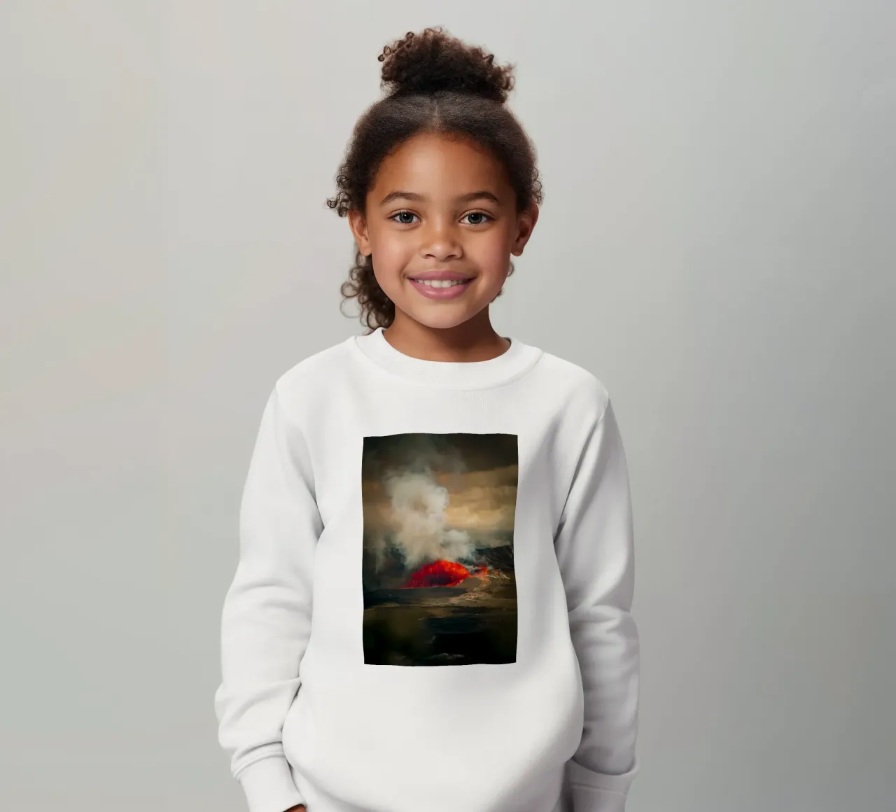 vulcano felpa bambino da Earthly Visions