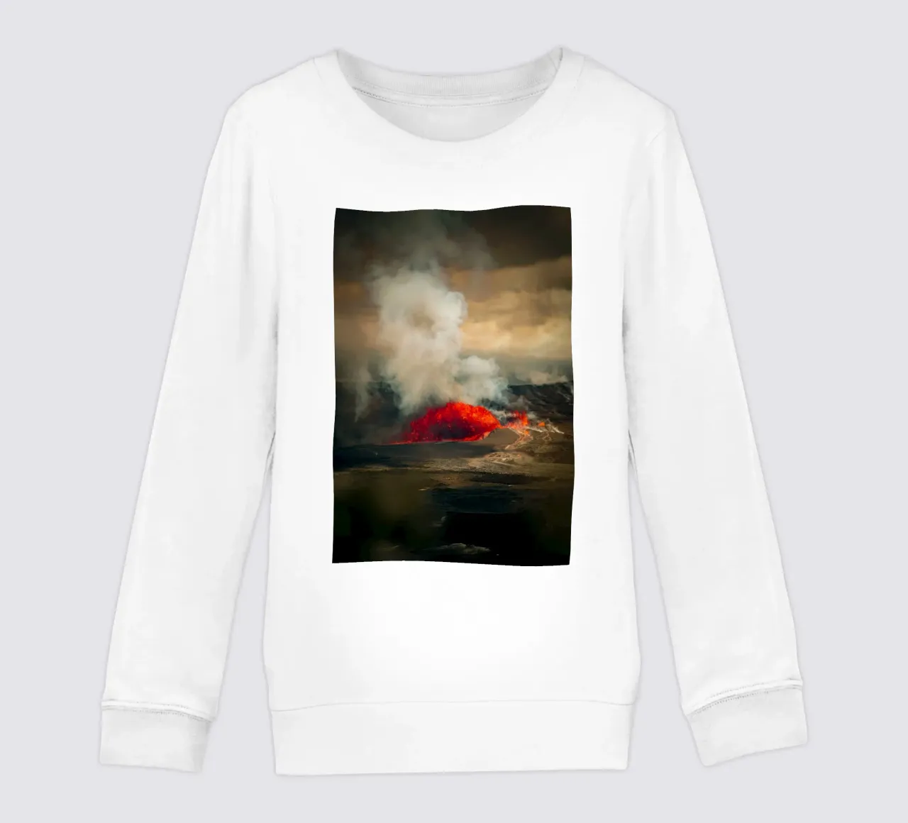 vulcano felpa bambino da Earthly Visions
