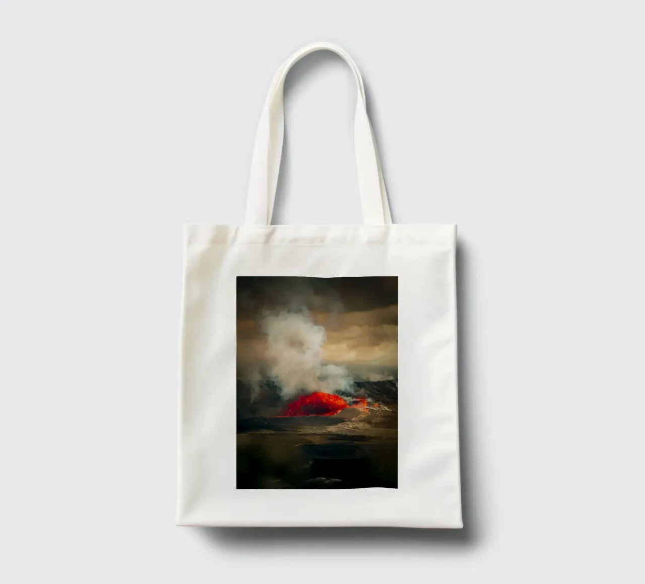 vulcano borsa in juta da Earthly Visions