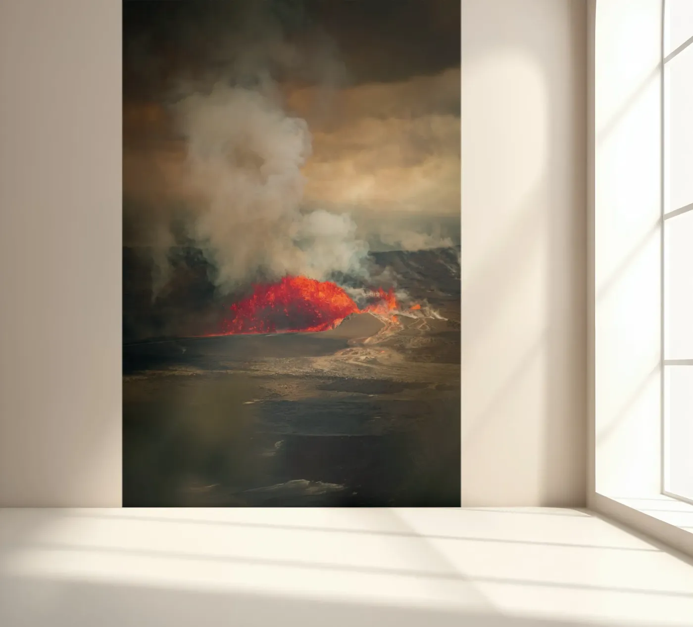 volcano fotobehang van Earthly Visions
