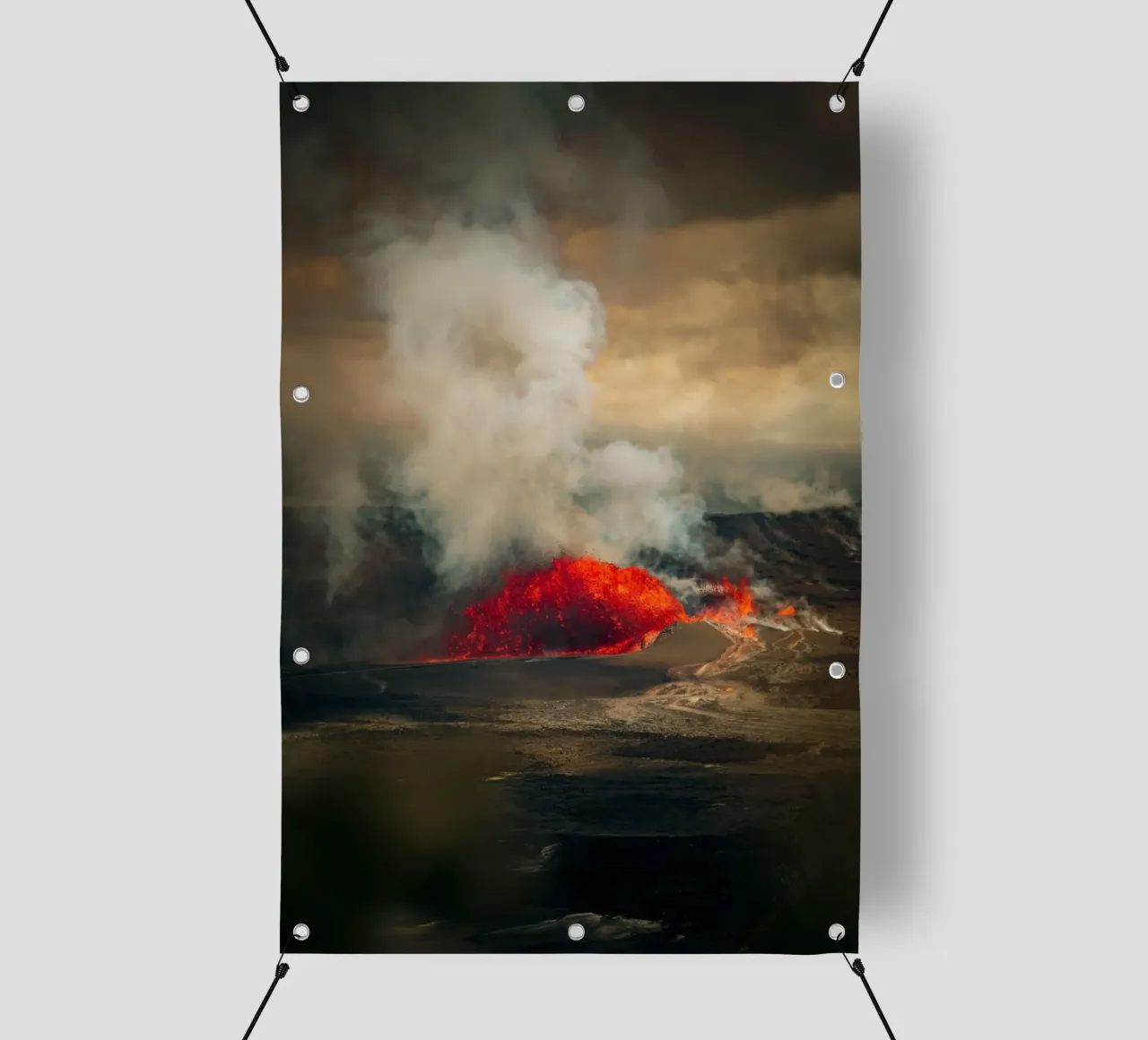 vulcano telo in pvc da Earthly Visions